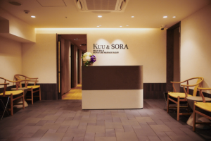 Kuu&SORA心斎橋店の受付